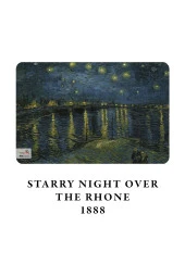 Retronote A4 Defter 2 - Van Gogh - Starry Night Over The Rhone, 1888 - Çizgisiz - 64 Sayfa-21x29,7Cm - 2