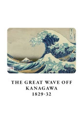 Retronote A4 Defter 5 - Hokusai - The Great Wave Off Kanagawa, 1829-32 - Çizgisiz-64 Sayfa-21x29,7Cm - 2