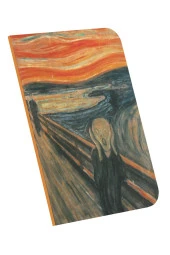 Retronote A4 Defter 12 Edward Munch The Scream 1893 Çizgisiz 64 Sayfa 21x29,7 cm - 1