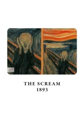 Retronote A4 Defter 12 Edward Munch The Scream 1893 Çizgisiz 64 Sayfa 21x29,7 cm - 2