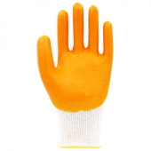 Polyester Örme Nitril Eldiven SARI - 12 Adet - 3