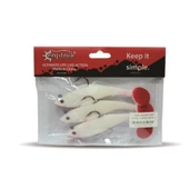 Captain 3568 Cracker Soft 12cm 26gr Levrek Turna Silikonu 3'lü Set Suni Yem - 4