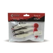 Captain 3568 Cracker Soft 12cm 26gr Levrek Turna Silikonu 3'lü Set Suni Yem - 5