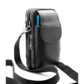 Lederax Hakiki Deri El, Omuz ve Bel Çantası Erkek Cüzdanı LD456 - 9