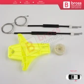 VW Golf MK7 5G 2012-2021 5-Kapı 5G4839461 İçin Elektrikli Arka Sol Cam Kriko Tamir Seti thumbnail 2