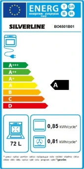 Silverline BO6501B01 S1 Ankastre Fırın Siyah - 3