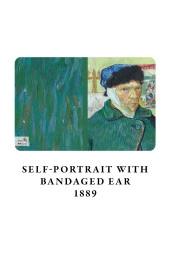 Van Gogh 4'lü Defter Seti 4 - Self-portrait Series I - Çizgisiz - 64 Sayfa - 10,5x14cm - 3