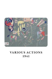 Wassily Kandinsky 4'lü Defter Seti - Great Synthesis Series - Çizgisiz - 64 Sayfa - 10,5x14cm - 5