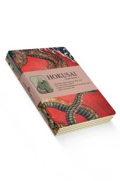 Hokusai 4'lü Defter Seti 5 - Ghosts Series I - Çizgisiz - 48 Sayfa - 10,5x14cm - 1