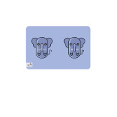 Cute Animals 4'lü Defter Seti - Panda, Köpek, Civciv, Fil - Düz Çizgili - 64 Sayfa - 14x21cm - 3