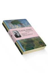 Claude Monet 4'lü Defter Seti - Impressionism Series - Çizgisiz - 64 Sayfa - 14x21cm 8683363711633, one size - 1