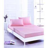 Lastikli Çarşaf Seti Tek Kişilik (100x200) - Pembe - 1