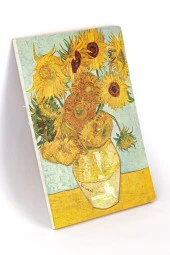 Vintage Serisi 5 - Van Gogh - Vase With Twelve Sunflowers, 1888 - Çizgisiz - 96 Sayfa - 14,8x21cm - 1
