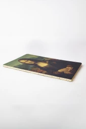 Vintage Serisi 4 - Da Vinci - Mona Lisa, 1503-6 - Çizgisiz - 96 Sayfa - 14,8x21cm - 2