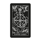 Black Tarot - 78 Kartlık Deste ve Tarot'un Görsel Anahtarı Mini Rehber - Rider-Waite Siyah Baskı - 3