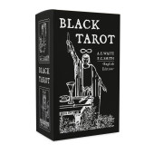 Black Tarot English Edition - 78 Cards and The Pictorial Key to the Tarot Classic Guide - 1