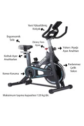 Kochler Profesyonel Spinning Bike-2 Kondisyon Bisikleti ve Kondisyon Aleti - 4