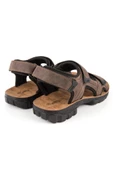 Muya Taurus 31322-004 Anatomik Taban Cırtlı Erkek Sandalet Kahve 40-45 - 5