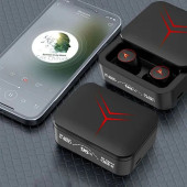 M88 Plus Powerbank Özellikli 3 Kablo Çıkışlı Kablosuz Bluetooth Kulaklık ( Siyah ) - 5