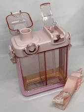 SHOTAY ST- 7100 Çift Bölmeli 700 ML Matara Pembe - 1