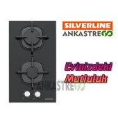 Silverline CS5410B01 Ankastre Ocak Siyah - 1