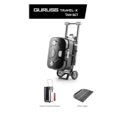 Guruss Travel-X Taşınabilir Kömürlü Tam Set Mangal - 1