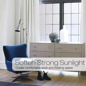 UV Engelleyici Buzlu Cam Filmi 2 Metre x 45 Cm. thumbnail 2