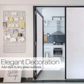 UV Engelleyici Buzlu Cam Filmi 2 Metre x 45 Cm. thumbnail 4