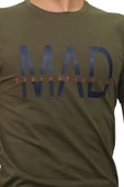 Erkek Bisiklet Yaka Mad Haki Tişört - 3