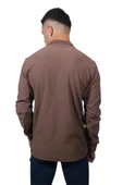 Erkek Polo Yaka Jakar Kahve Kazak - 2