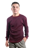 Erkek O Yaka Bordo Kazak 2253 - 1