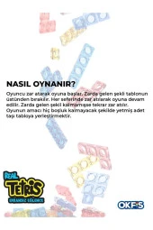 Tetris Ekransız Aktivite Oyuncağı Eğitici Oyuncak - 4