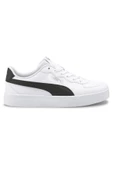 Puma Skye Clean - Kadın Deri Beyaz-Siyah Spor Ayakkabı - 380147 04 - 4