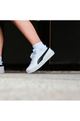 Puma Skye Clean - Kadın Deri Beyaz-Siyah Spor Ayakkabı - 380147 04 - 2