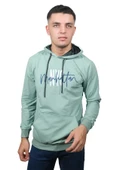 Erkek Nyc Mint Kapüşonlu Sweatshirt 227 - 1