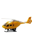 Sesli Işıklı Metal Ambulans Helikopter Çek-Bırak Döner Pervane Açılır Kapılar - 2