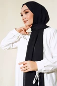 Organik Bambu Kraş Şal Siyah - 2
