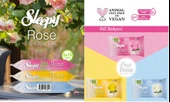 Sleepy Islak Havlu Cep Mendil 15 Yaprak (15 Li Set) Travel Pk Rose/Garden (5PK*3) 225 Yaprak - 6