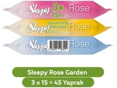Sleepy Islak Havlu Cep Mendil 15 Yaprak (48 Li Set) Travel Pk Rose/Garden (16PK*3) 720 Yaprak - 2