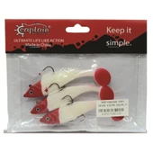 Captain 3567 Cracker Soft 10cm 18gr Levrek Turna Silikonu 3'lü Set Suni Yem Balık thumbnail 3