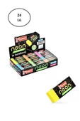 Mikro 2B-24N Neon Soft Silgi 24'lü Paket - 1