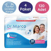 Dr. Marco Yetişkin Belbantlı Orta Boy (M) Hasta Bezi 30'lu 4 Adet - 1