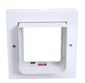 Kudi 4 Yollu Kedi Köpek Kapısı Beyaz 25X20X5,5 thumbnail 1