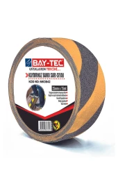 BAY-TEC KAYDIRMAZ BANDI SARI-SİYAH   25mmx15m - 1