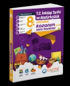 ÇANTA YAYINLARI 8. SINIF T.C. İnkılap Tarihi ve Atatürkçülük Etkinlikli Kazanım Sıralı Soru Bankası - 1