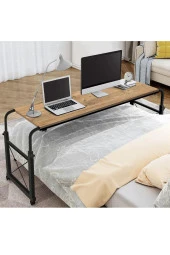 servetavcı Genişlik Ve Yükseklik Ayarlı Çift Kişilik Yatak Çalışma Masası - Atlantik Çam (Tekerli) - 1