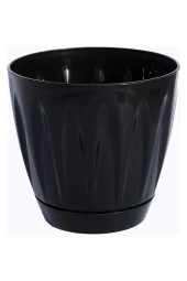 SERİNOVA 1 NO PAPATYA SAKSI SİYAH TK.0,7 LT. - 1