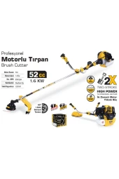 MOTORLU TIRPAN 52 CC 1.6 KW - 2