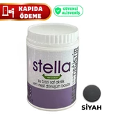 STELLA Su Bazlı Saf Akrilik Boya Siyah 1 Litre - 1