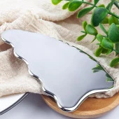 Metal Yüz Masaj Aleti Face Guasha Dalgalı Graston Aparatı thumbnail 4